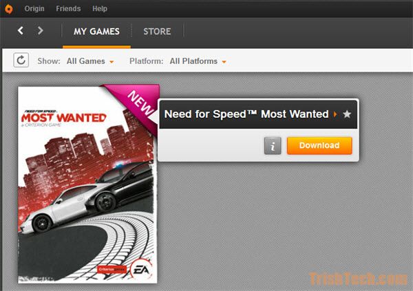 Need for Speed: Most Wanted is free on Origin